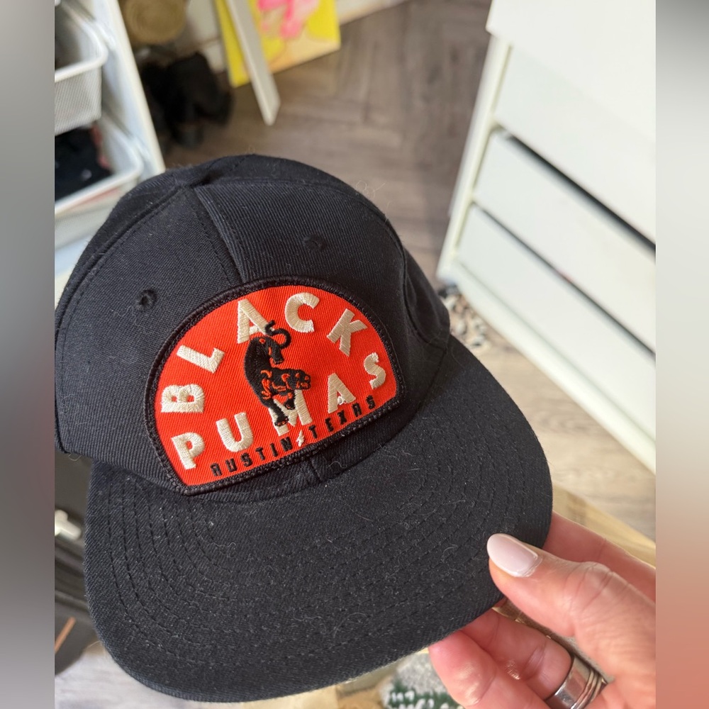 OTTO Black Cap with Vibrant Red Patch